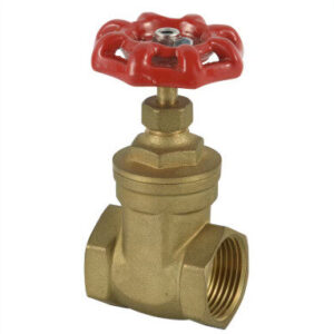 BRASS GATE VALVE SOLID BRASS WEDGE NON RISING STEM