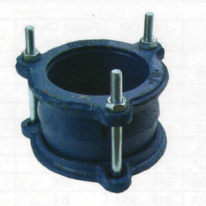 CAST IRON DRESSER JOINT C/W ZINC PLATED BOLTS & NUTS &RUBBER RING