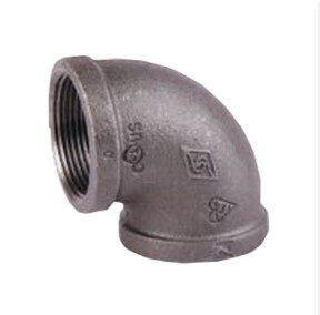BLACK MALLEABLE IRON (STEAM) EQUAL ELBOW