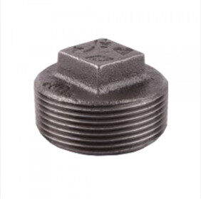 BLACK MALLEABLE IRON (STEAM) PLUG