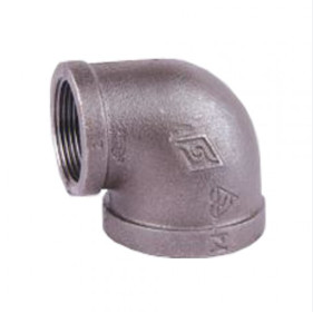 BLACK MALLEABLE IRON (STEAM) REDUCING ELBOW