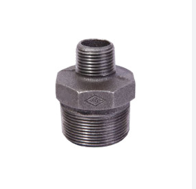 BLACK MALLEABLE IRON (STEAM) REDUCING NIPPLE