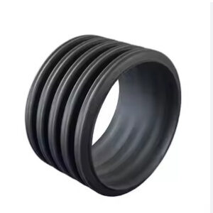 HDPE DOUBLE WALL SEWERAGE PIPE DOUBLE END SOCKET
